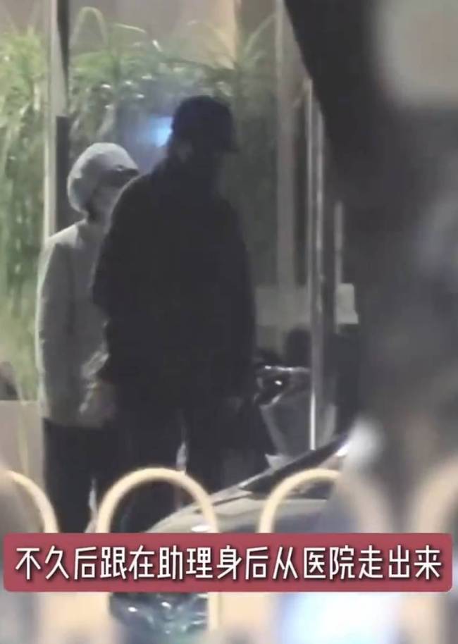 刘亦菲被拍到聚餐后去医院 披棋格纹围巾包裹严实