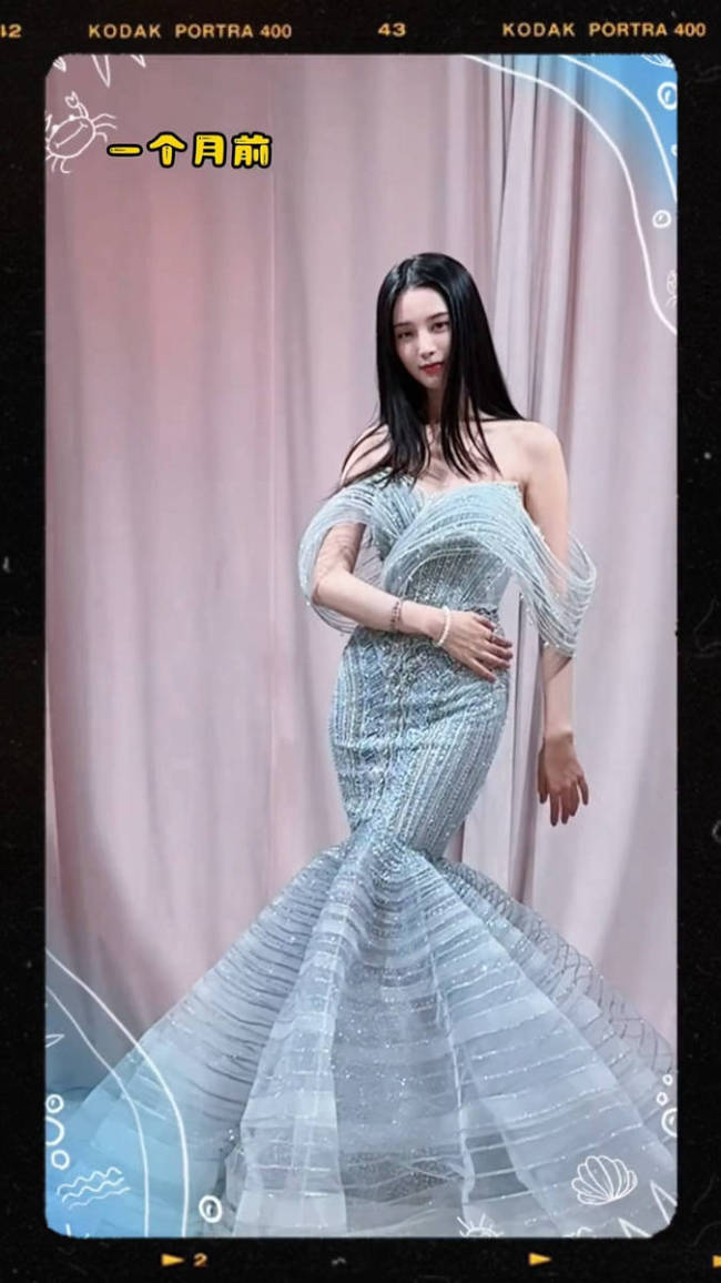 徐艺洋共享试穿婚纱花絮 十二套婚纱尽显优雅奋斗