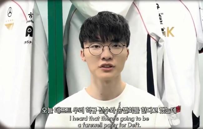 Faker说赛前曾想会是告别赛 送别Deft情深意切