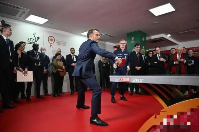 马克龙也喊孙颖莎莎莎