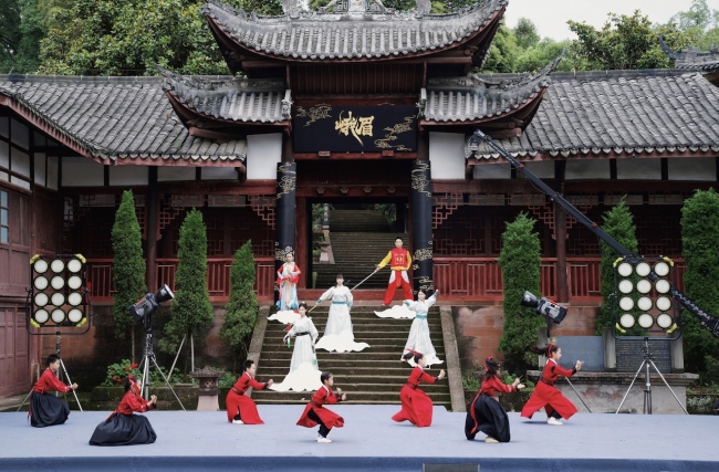 单位探案息争峨眉文化 国内首部“古建拟东说念主化”剧集《峨眉》开机