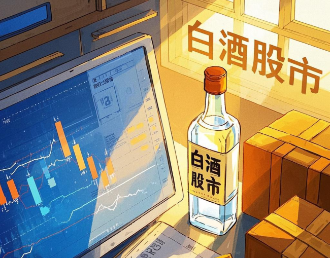 白酒板块午盘上涨 贵州茅台涨幅0.69%