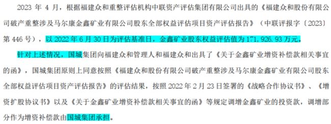 (国城矿业2022年年报)