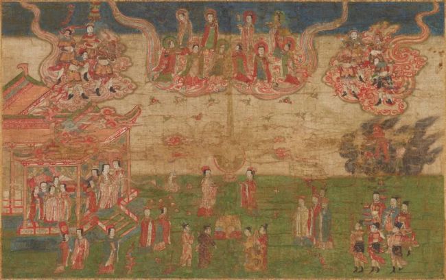 元代摩尼教绘画《摩尼诞生图》