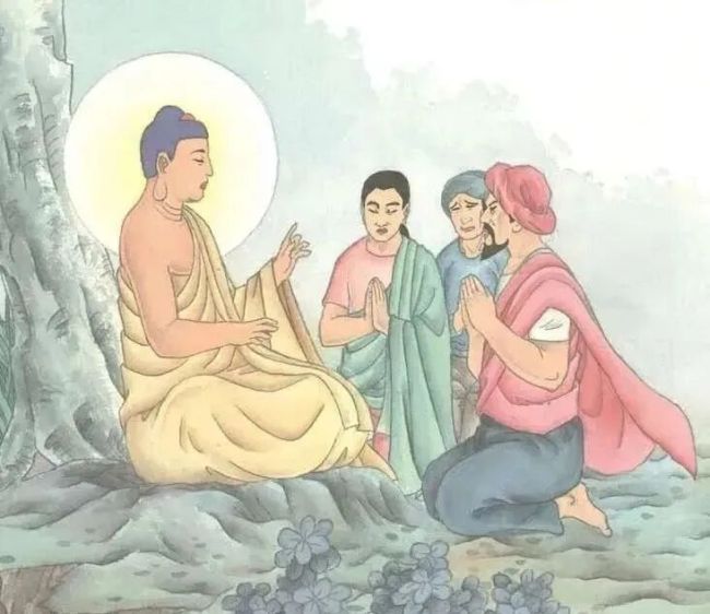月光童子闻法生天