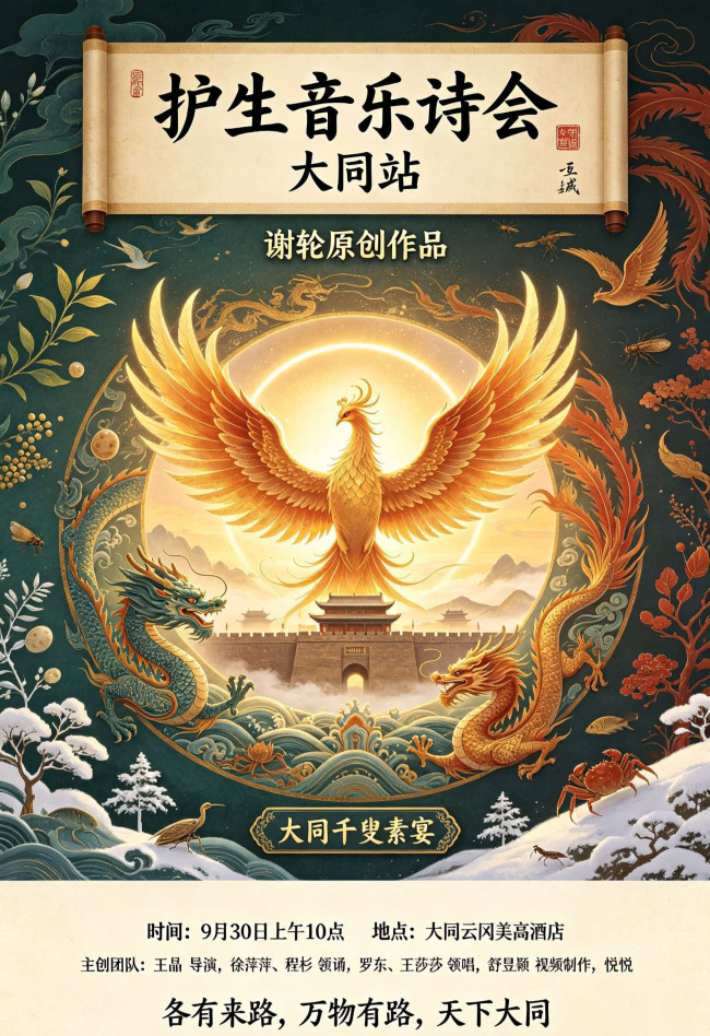 以诗载善 护佑生灵《护生音乐诗会》大同站温情上演