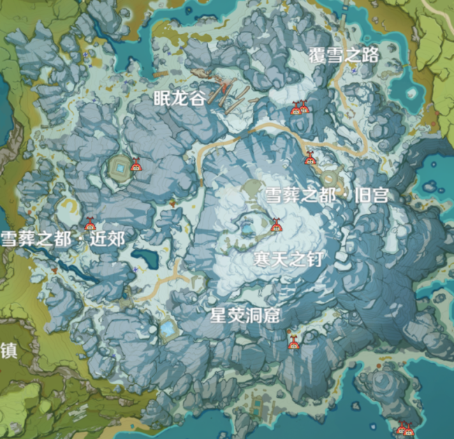 原神白垩与黑龙第一幕霜噬碎屑怎么收集12版本雪山地区新增隐藏成就有