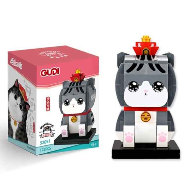 人气IP吾皇万睡携手潮流积木品牌古迪火热来袭