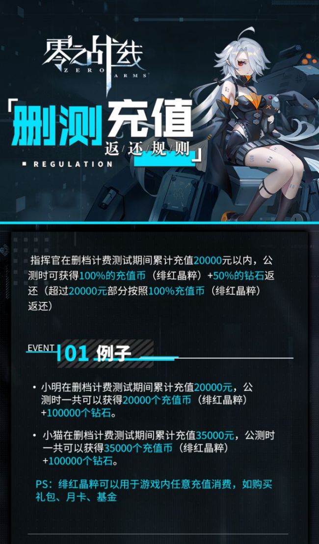 二次元新游《零之战线》9月7日开启删档测试