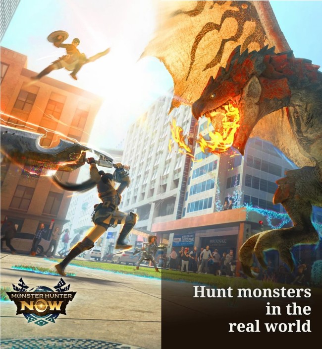 AR游戏《怪物猎人Now》9月14日上线 预注册开启！终于来了！
