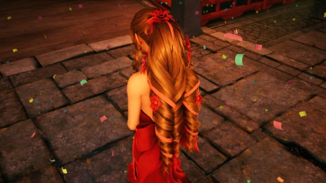 《最终幻想7：重制版》爱丽丝礼服原画欣赏：魅力十足！