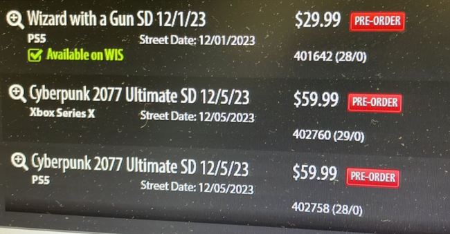 零售商泄露《赛博朋克2077：终极版》12月5日发售 定价60美元
