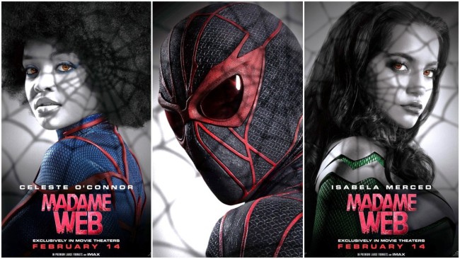 《蜘蛛夫人》角色海报发布 达妹和悉尼妹等人亮相