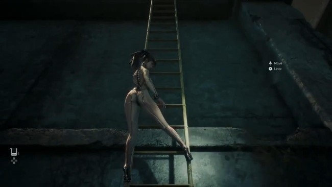 《星刃》女主角爬梯子视频 太性感让人目不转睛！即将于4月登陆PS5！