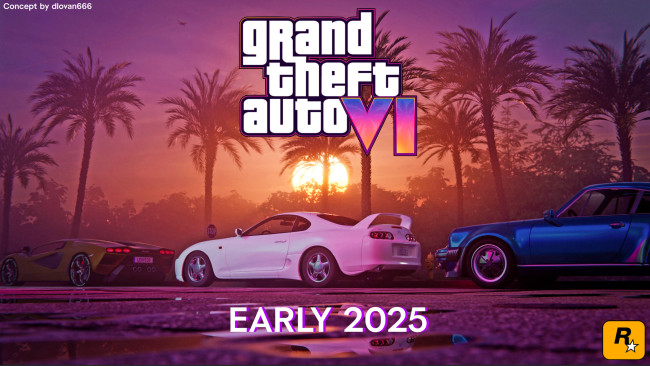 网传《GTA6》将于2025年2月18日发售 距今不到一年时间