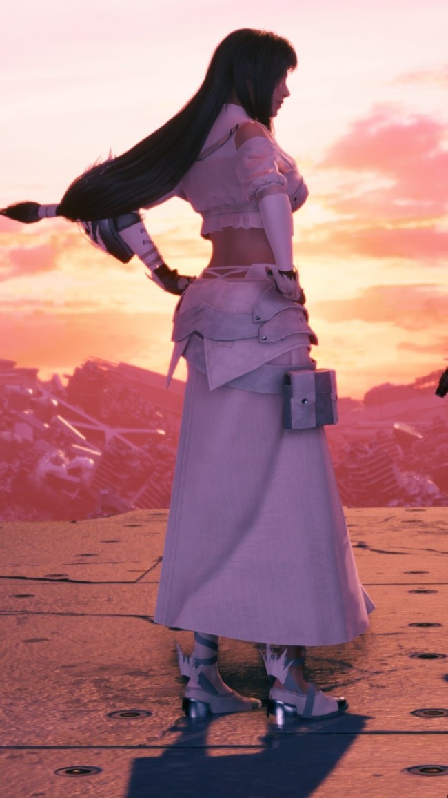 《最终幻想7：重制版》天使蒂法Mod将上线 太美了