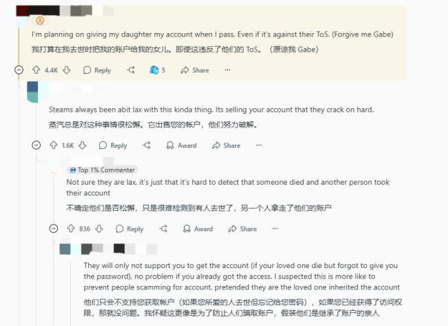 你的遊戲並不屬於你 Steam賬號遺產繼承引發玩家熱議