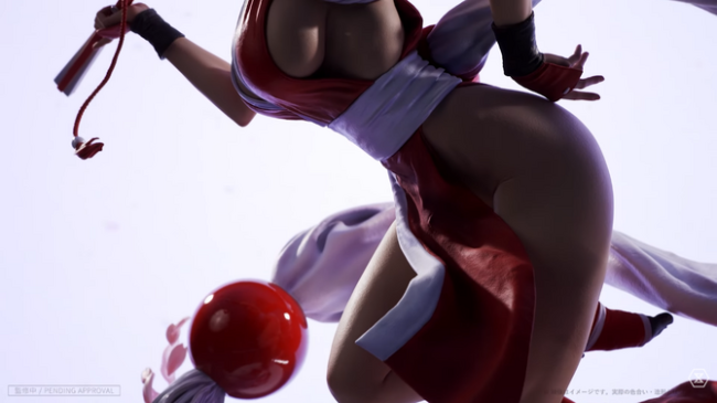 《拳皇98》版不知火舞最新雕像公開 性感無雙背部壓力巨大