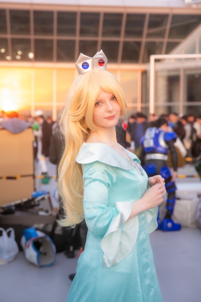 艾什莉臉模cos羅莎塔公主參加c107 網友稱：美到失語