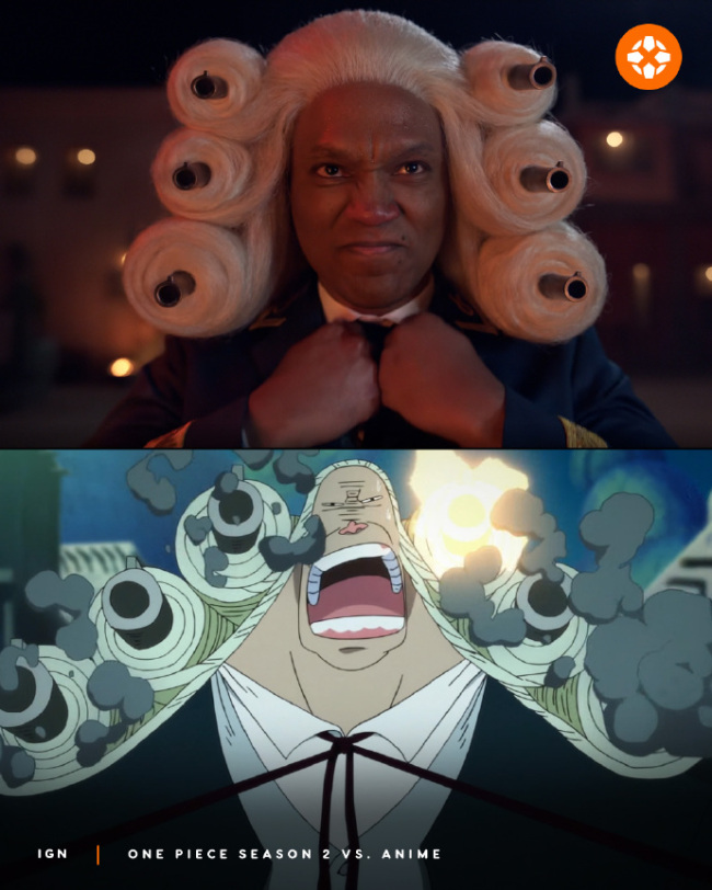 Netflix《海贼王》第二季真人剧集和动画对比