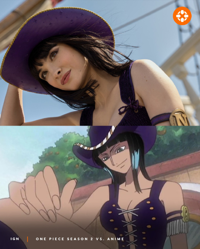 Netflix《海贼王》第二季真人剧集和动画对比