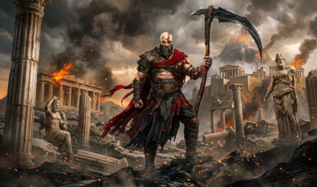 传《战神》正统续作将回归希腊 新增武器镰刀