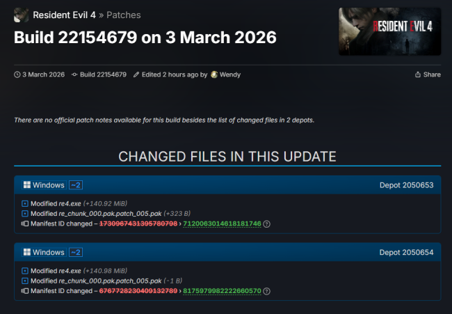 卡普空现已移除《生化危机4:重制版》新加密保护
