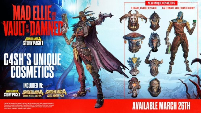 《无主之地4》全新秘藏猎东说念主C4SH 实机预报和主着手段公布