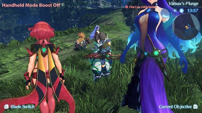 清晰不少！《异度神剑2》NS2掌机增强模式前后对比