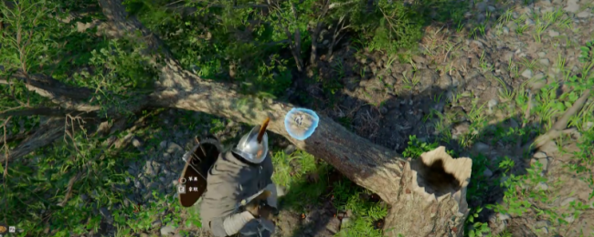 《红色沙漠》游戏砍树方法介绍