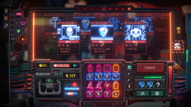 《骰子骇客1999》正式推出 肉鹅赛博策略战斗冒险