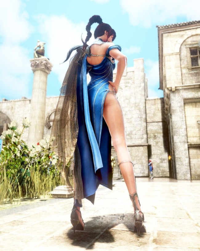 还是这个劲! 《黑色沙漠》碧空高叉新服装展示性感美腿