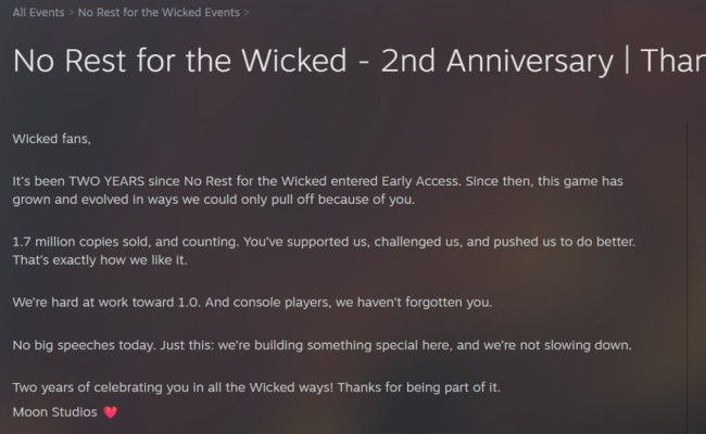 《恶意不息》发售两周年销量超170万 主机版没有忘