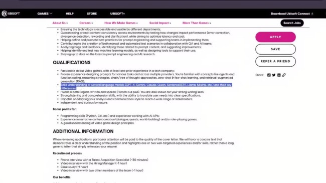育碧密集招聘AI人才 《刺客信条》《孤岛惊魂》开发方式或迎巨变