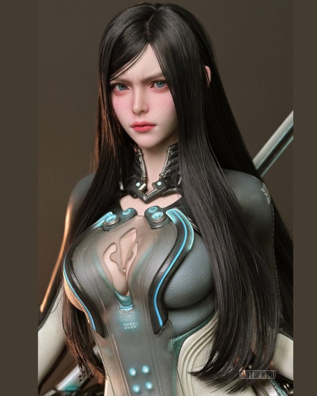 JND《剑星》渡鸦1/3超写实手办首次亮相 硅胶皮肤+真发植入