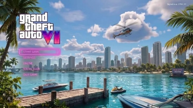 太有感觉了 假如《GTA6》主菜单会随着天气和时间变化