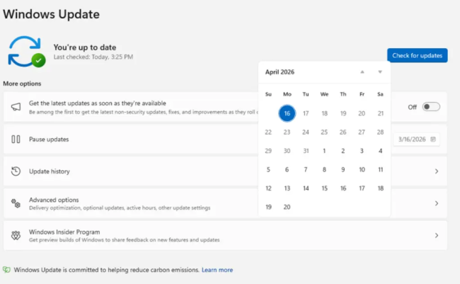 微软向用户妥协！Win11现在可以无限期推迟更新