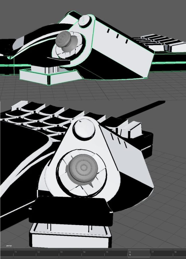 单手玩家打造单手游戏控制器引热议 键盘鼠标摇杆功能全融合