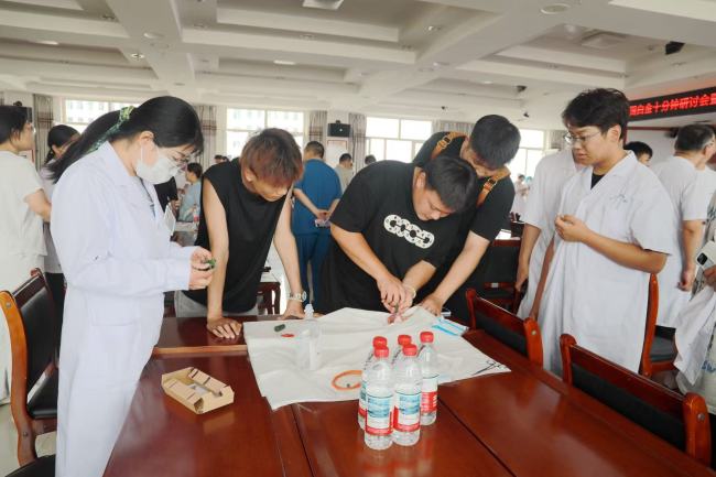 白金十分钟帮扶翁牛特旗人民医院举办骨髓输液通路学习班
