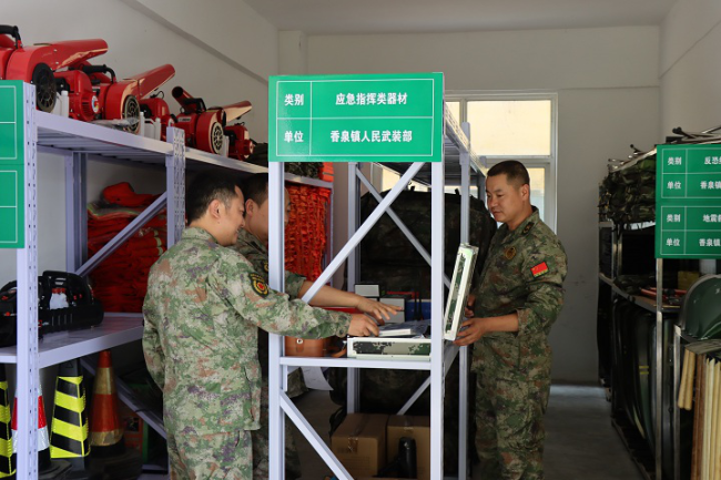 宝鸡市陈仓区人武部着力提升基层武装部规范化建设水平