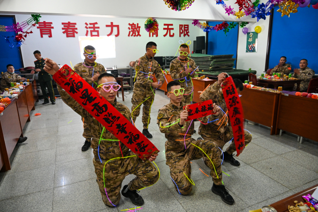 西宁支队积极组织春节期间文体活动