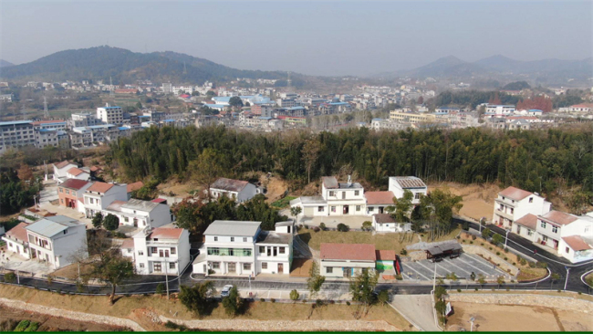 湖北浠水朱店村乡村美景。