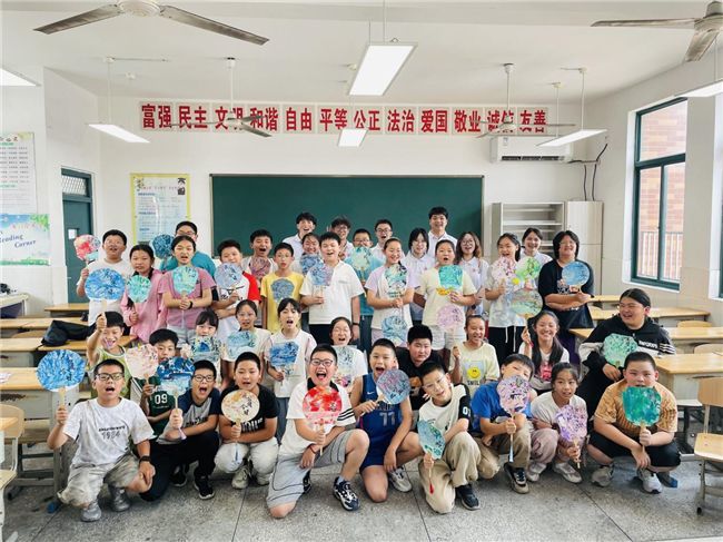 乡约盛夏文化润心—苏州科技大学青年支教实践团开展非遗文化体验活动