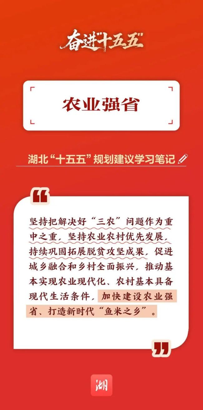 划重点丨奋进支点，湖北加快建设“13个强省”