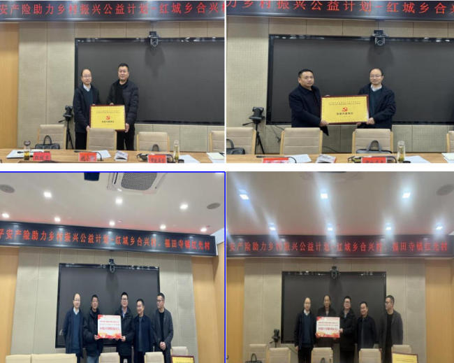 平安产险监利支公司开展“乡村振兴公益捐赠”活动,政企携手助力乡村振兴