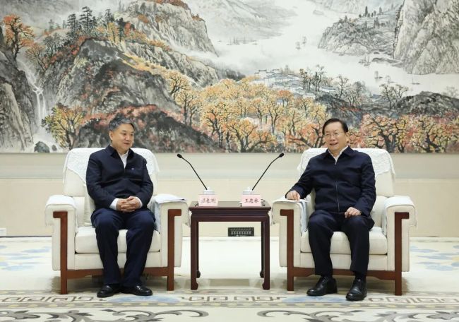 王忠林会见中国华能集团董事长温枢刚 加快电力建设 强化能源保障 为支点建设提供坚实支撑