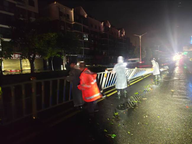 战风雨 保畅通 护民安 大冶公安多警种联动应对极端天气