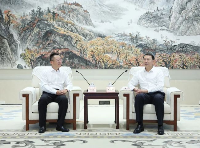 关志鸥会见深圳华强集团董事长李曙成一行