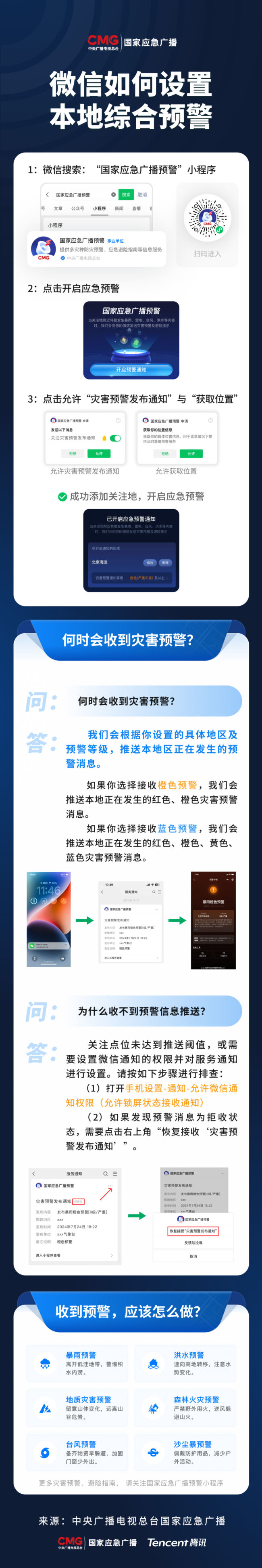 灾害预警信息一键查询，关键时刻能救命！