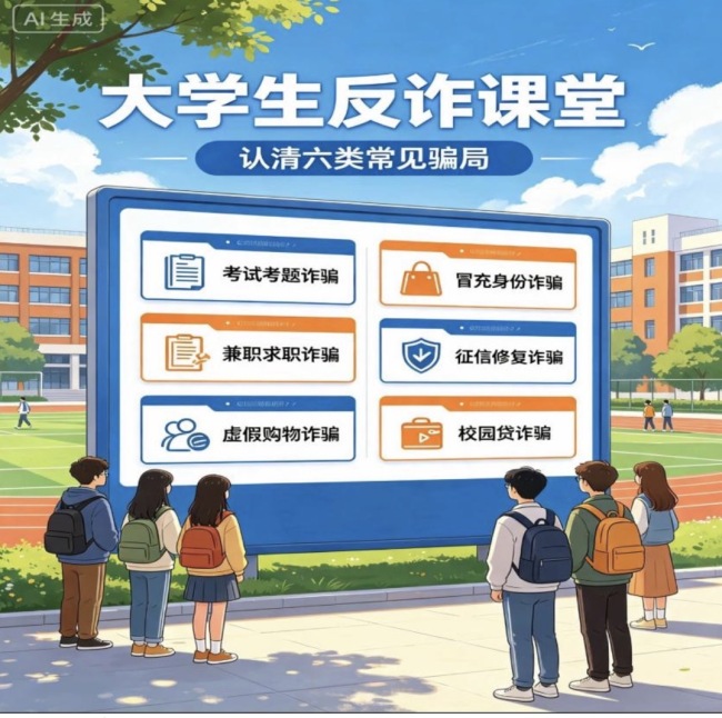 拒绝校园诈骗 守护青春“钱袋子”